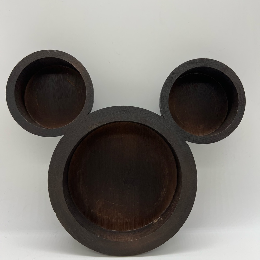 Disney Dark Brown Mickey Mouse Decorative Tray
